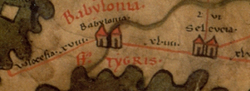 Babilon i Seleukeia (Mapa Peutingera)