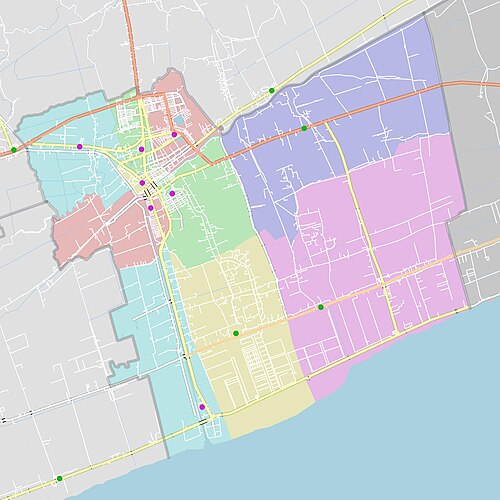 Mapa administracyjna miasta Bạc Liêu