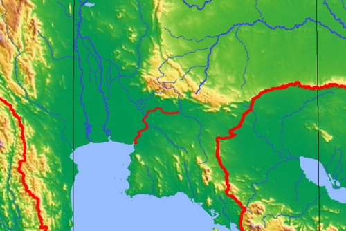 Mapa rzeki Bang Pakong