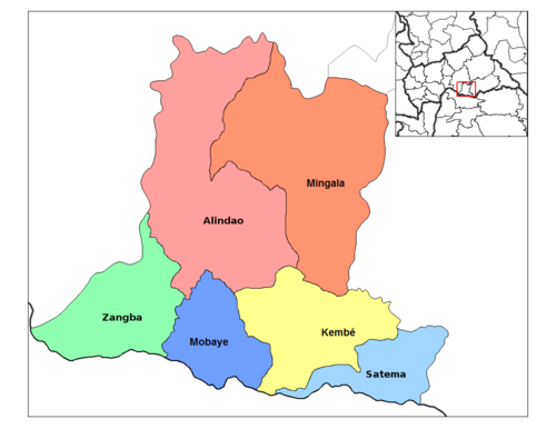 Podprefektury Basse-Kotto