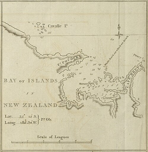 Zatoka Islands - James Cook (1773)