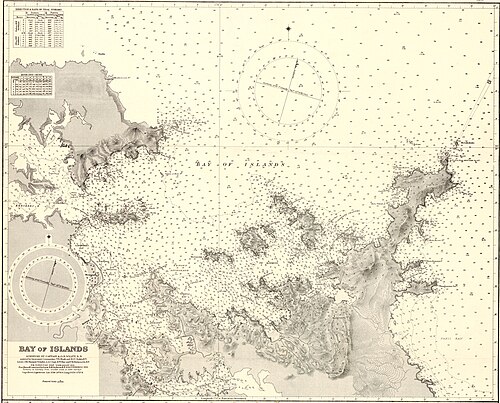 Zatoka Wysp - Mapa Admiralty 1090