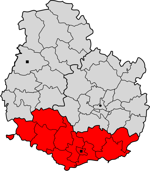 Plan okręgu Beaune