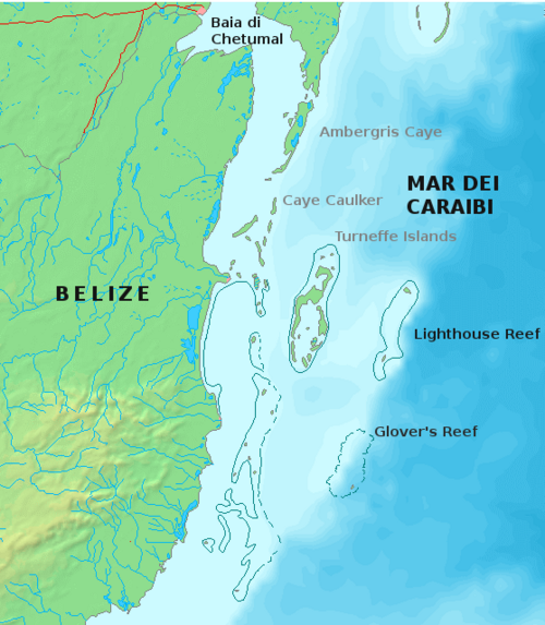Belize-Wyspy