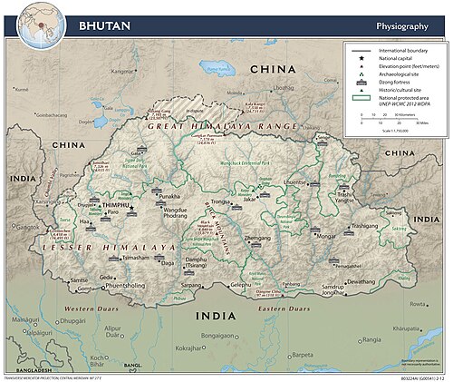 Fizykografia Bhutanu