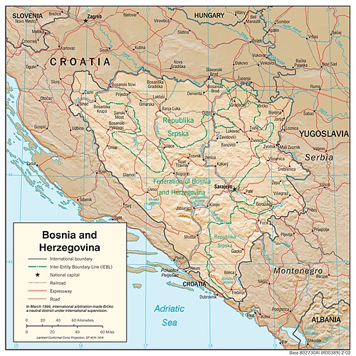 Fizjografia Bośni i Hercegowiny