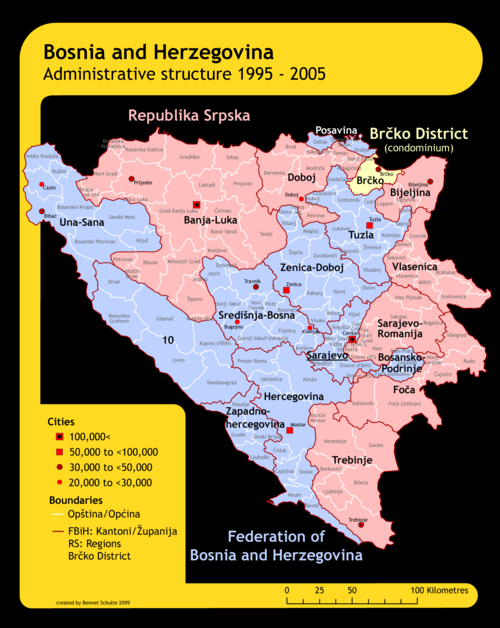 Podział Bośni i Hercegowiny 2005