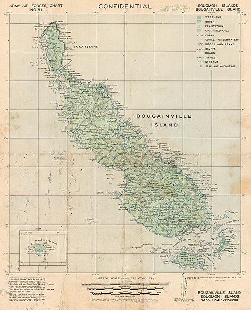 Wyspa Bougainville, Papua Nowa Gwinea 1946