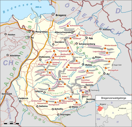 Góry Bregenzerwaldgebirge