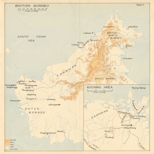 Borneo Brytyjskie 1941 - Sarawak Sabah