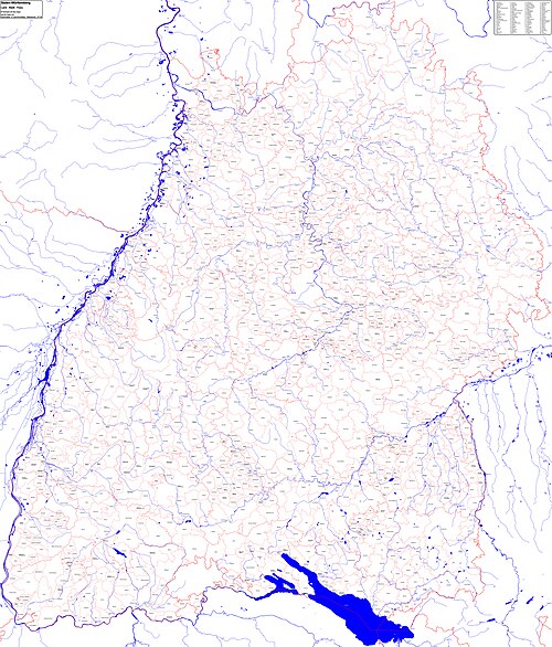 Baden-Württemberg: Kraj, okręgi, rzeki