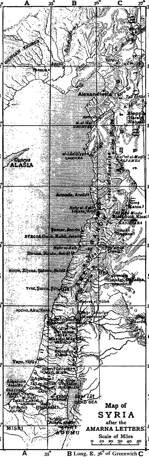 Syria według listów z Amarna