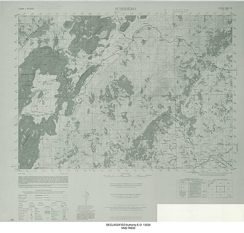 Calabazas (Kuba) - mapa historyczna