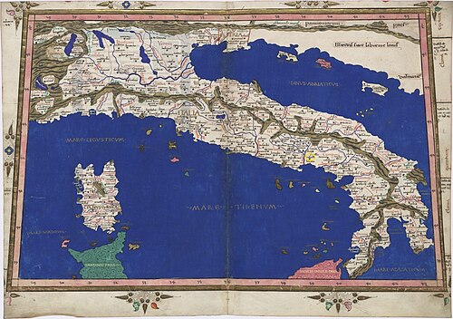 Cales we włoskiej geografii Ptolemeusza
