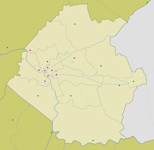 Mapa administracyjna Camau