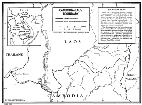 Granica Kambodża-Laos