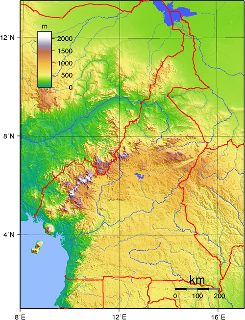 Topografia Kamerunu