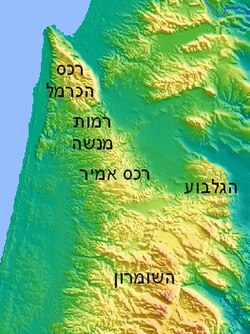 Topografia Karmelu