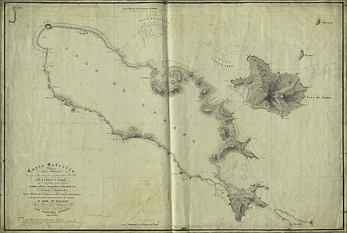Mapa wysepek Lubang i Ambil