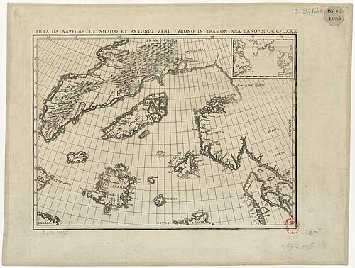Mapa nawigacyjna Zenich z 1380