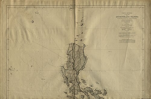 Ogólna mapa Archipelagu Filipińskiego