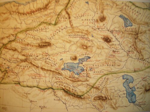 Mapa Armenii