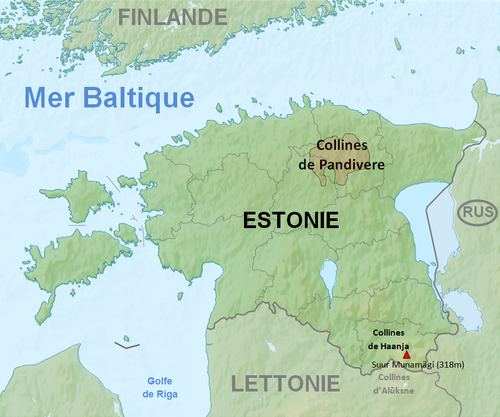 Mapa Wzgórz Pandivere