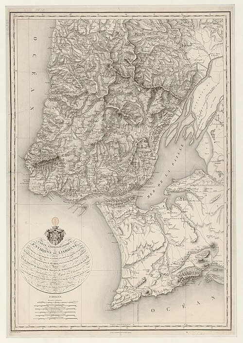 Mapa okolic Lizbony
