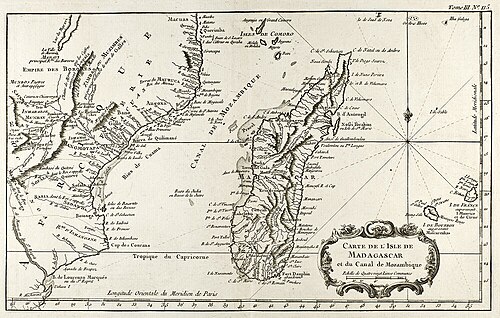 Mapa Wyspy Madagaskaru