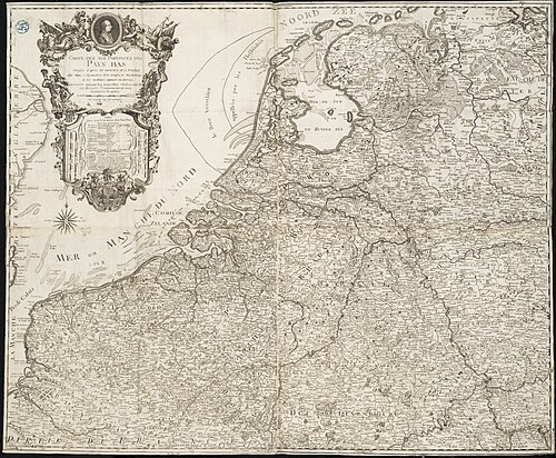 Mapa 17 Prowincji Niderlandów