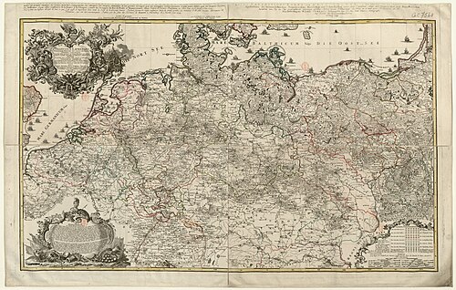 Mapa operacji wojskowych w Niemczech: kampanie, bitwy, oblężenia