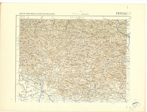 Mapa fortyfikacji - Andora