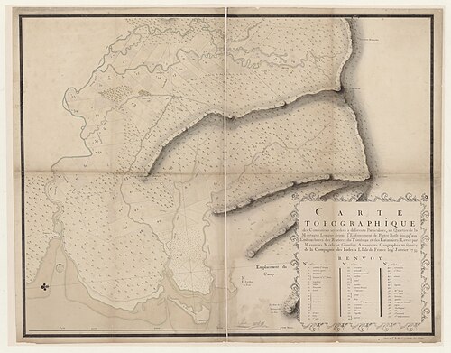 Mapa topograficzna koncesji Mont Longue