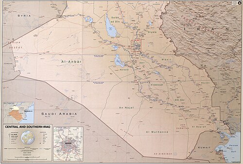 Środkowy i południowy Irak. LOC 2003629050
