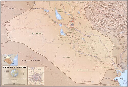 Środkowy i południowy Irak. LOC 2007629278