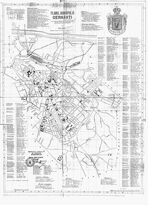 Czernowce - ulice