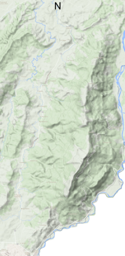 Cerro tasajero topograficzne