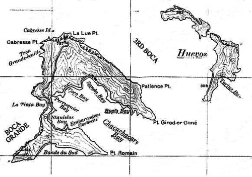 Mapa Chacachacare, 1927