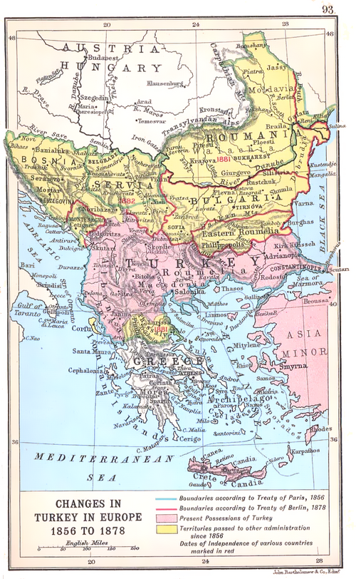 Zmiany w Turcji w Europie 1856-1878