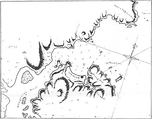 Mapa Mercury Bay Pickersgilla