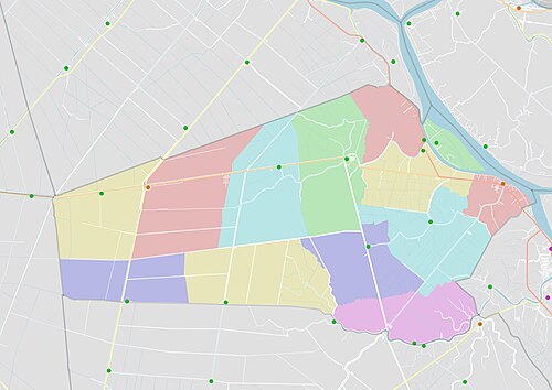 Mapa administracyjna powiatu Chauthanhag