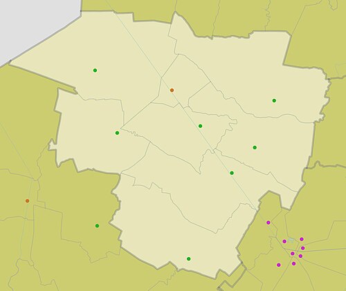 Mapa administracyjna dystryktu Chau Thanh ST