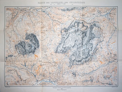 Mapa Cherta Sela 1904