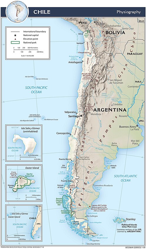 Fizykografia Chile