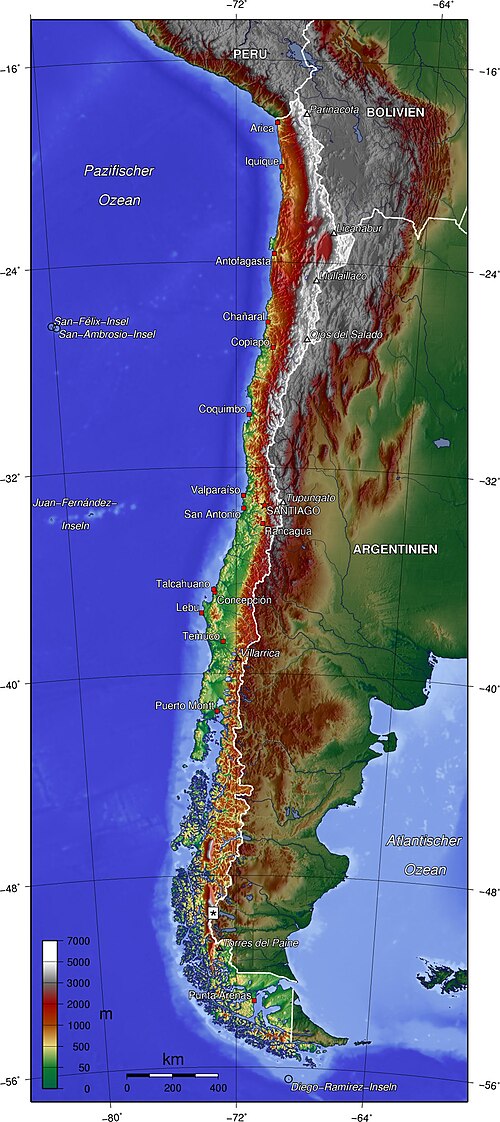 Topografia Chile