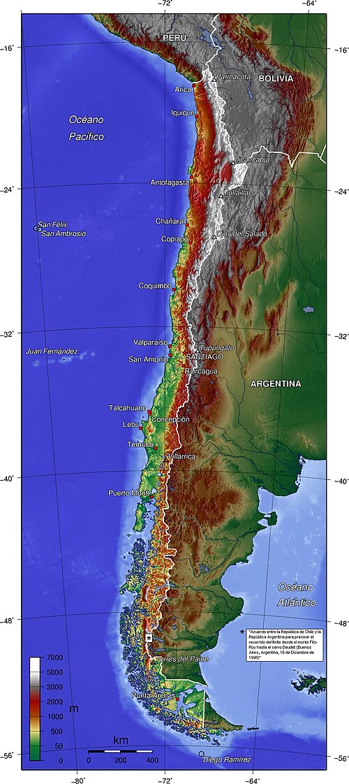 Topografia Chile es