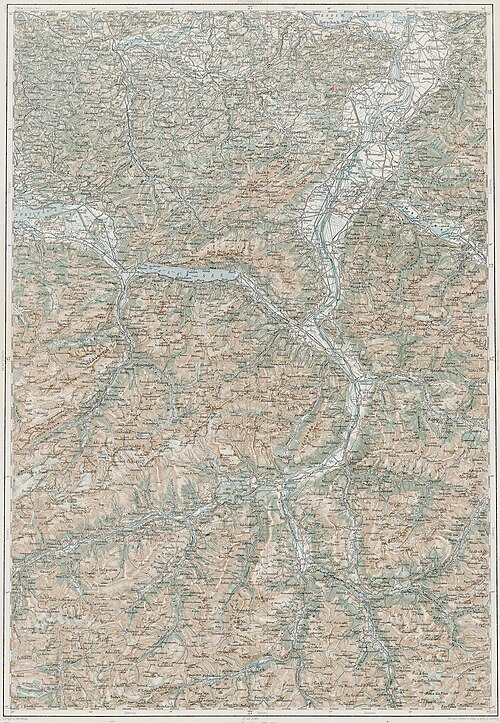 Mapa historyczna Churu