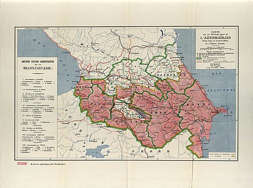 Roszczenia Azerbejdżanu Paryż 1919