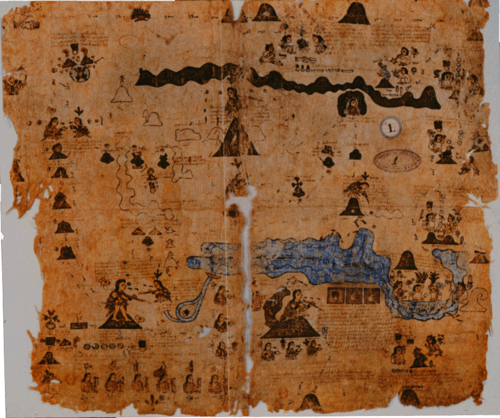 Mapa Kodeksu Xolotl