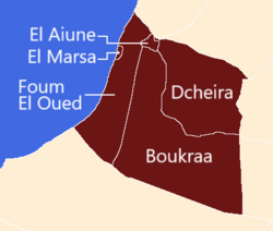 Gminy prowincji El-Auin